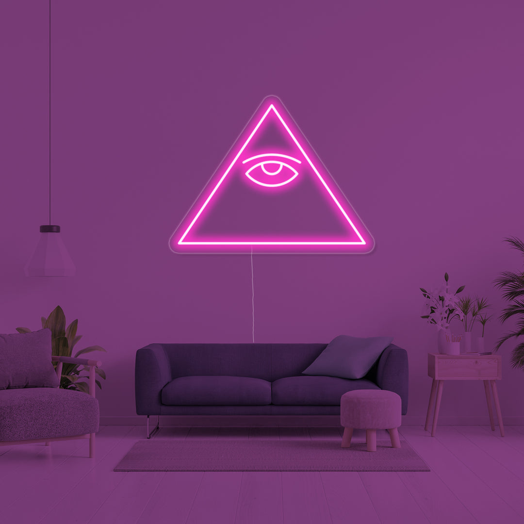"Occhio Psichico" Insegna al neon