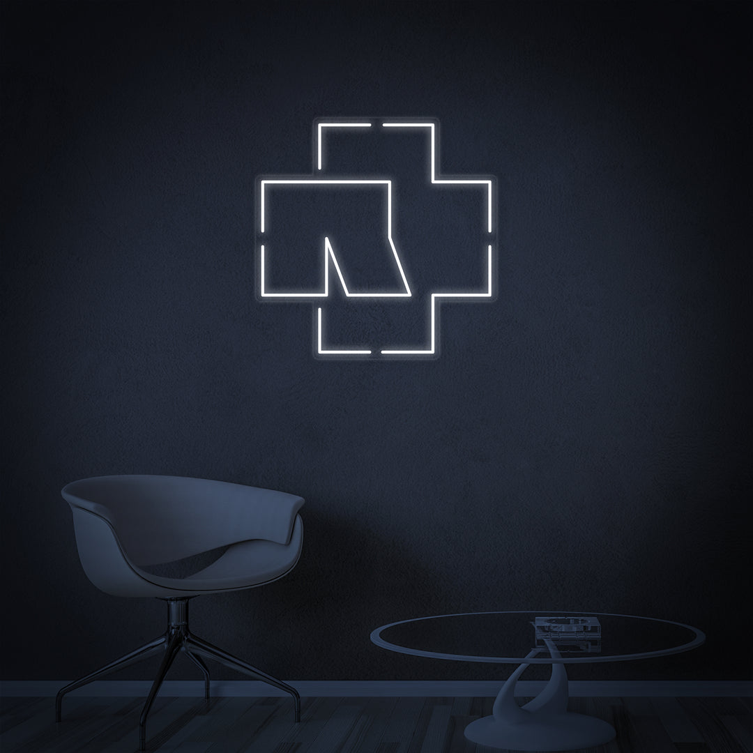 "Rammstein" Insegna al neon
