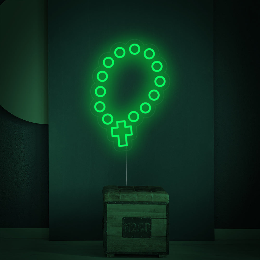 "Rosario" Insegna al neon