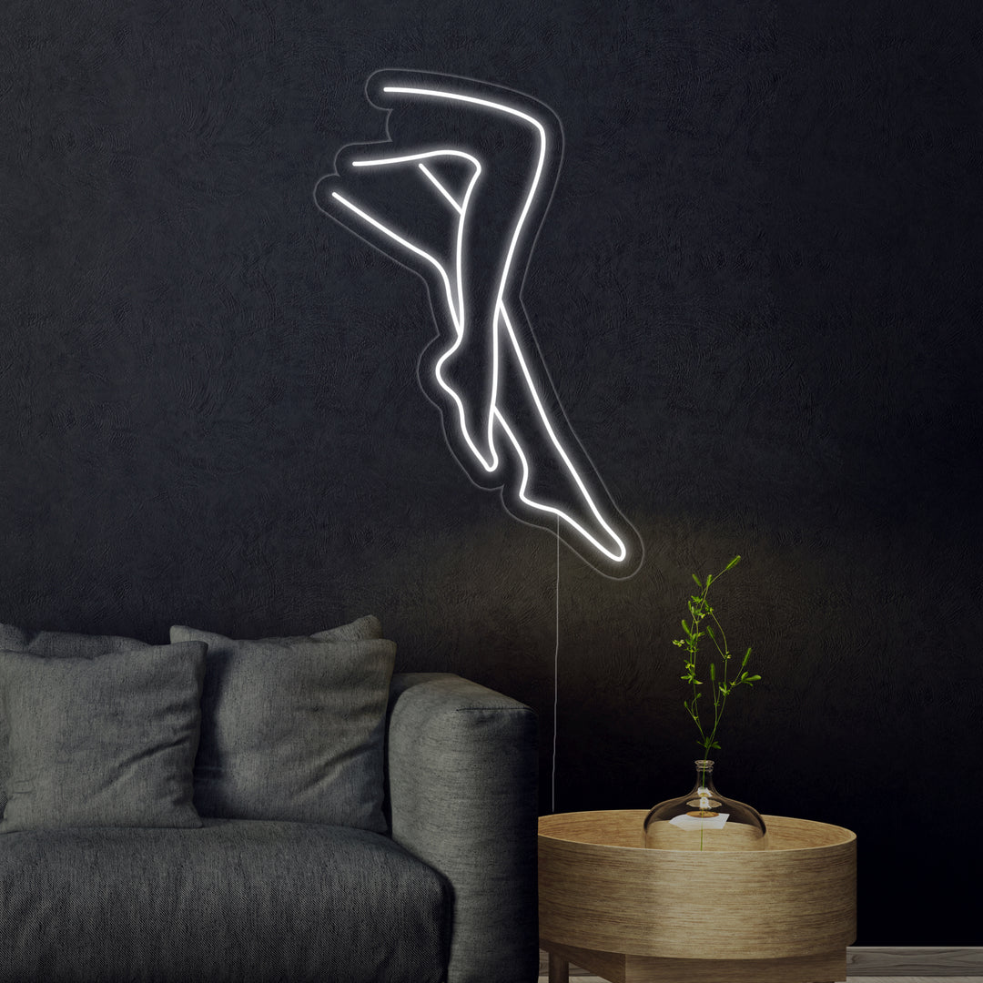 "Gambe Sexy Donna" Insegna al neon
