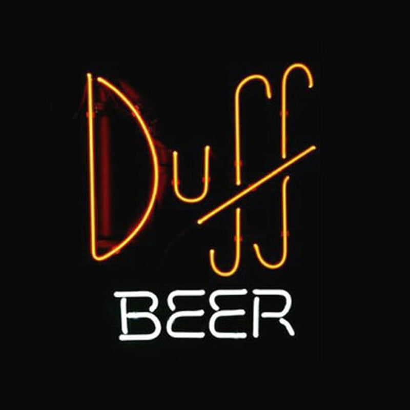 "Duff Beer, Bar" Insegna al neon