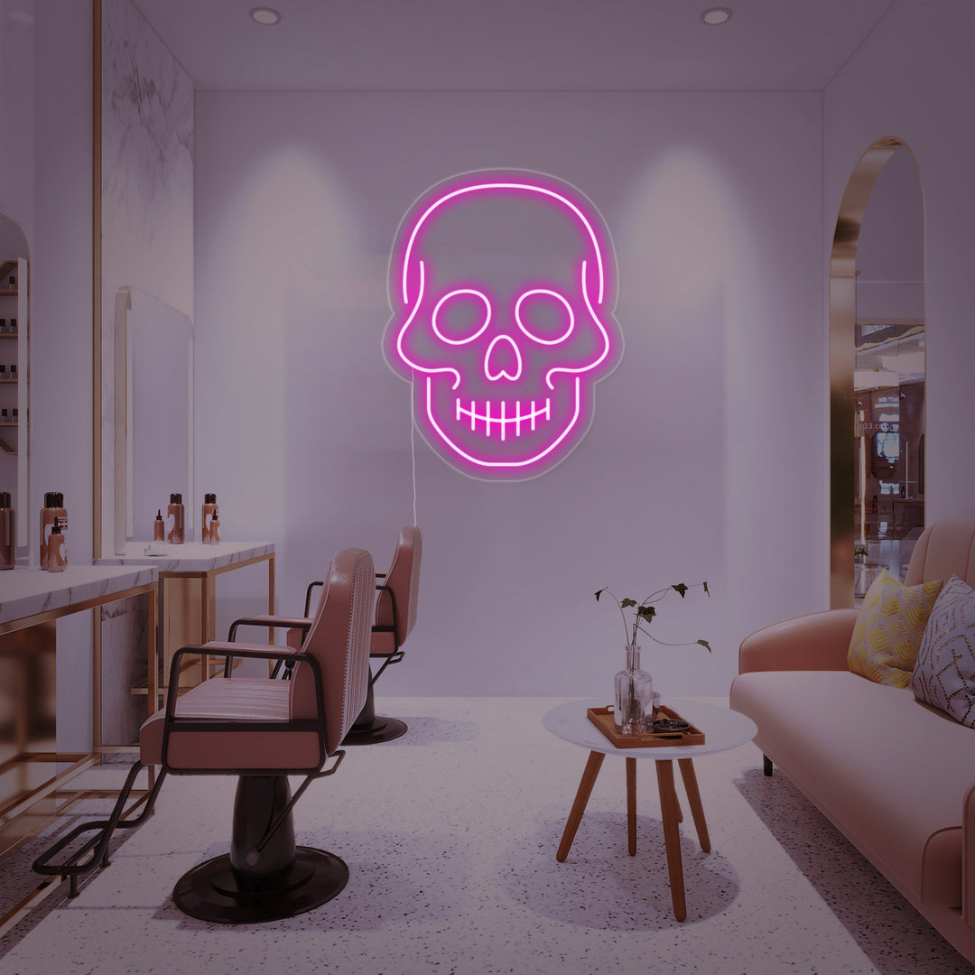 "Cranio" Insegna al neon