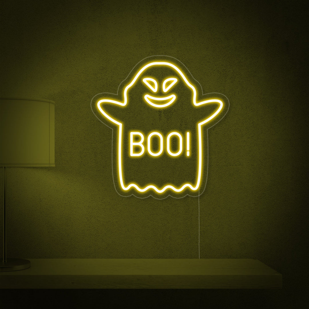 "Boo Fantasma" Insegna al neon