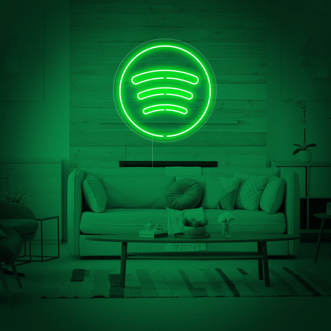 "Spotify logo" Insegna al neon