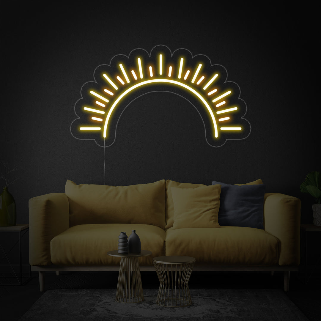 "Sole, Tramonto" Insegna al neon
