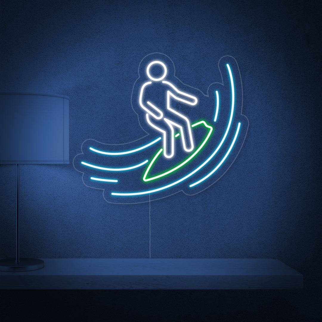 "Surfista" Insegna al neon