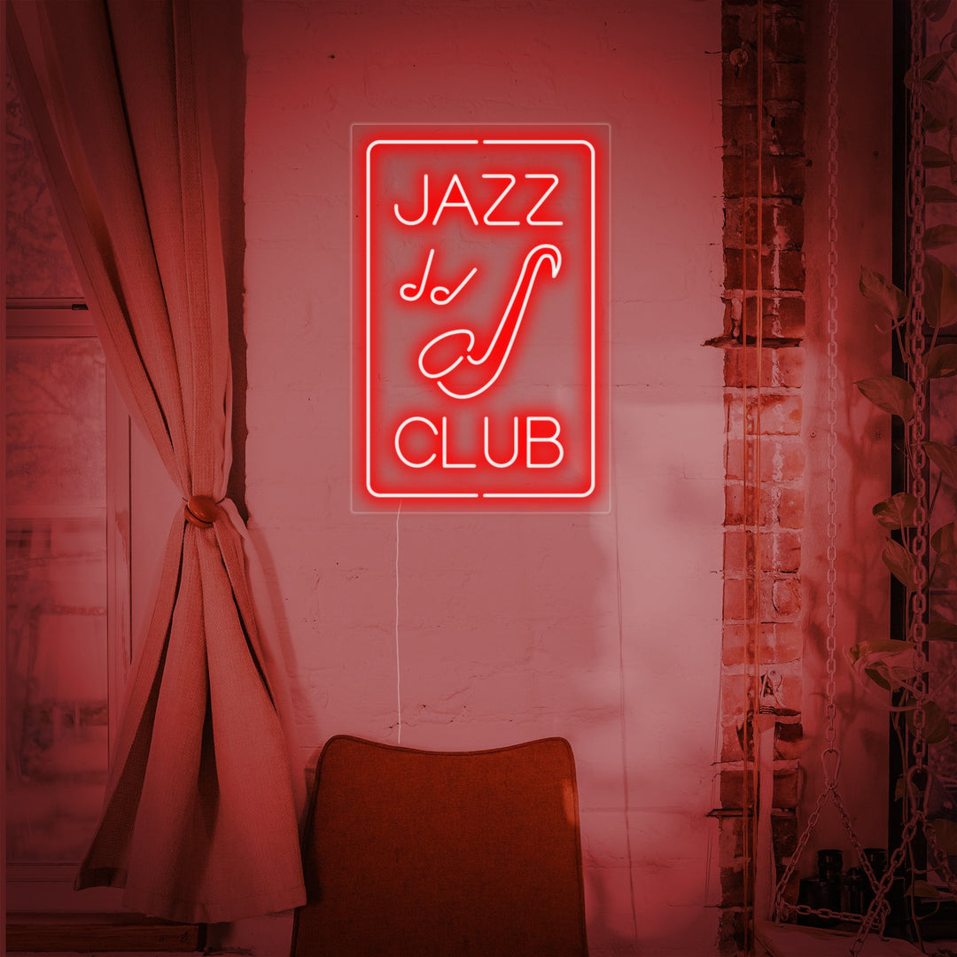 "The Jazz Club" Insegna al neon