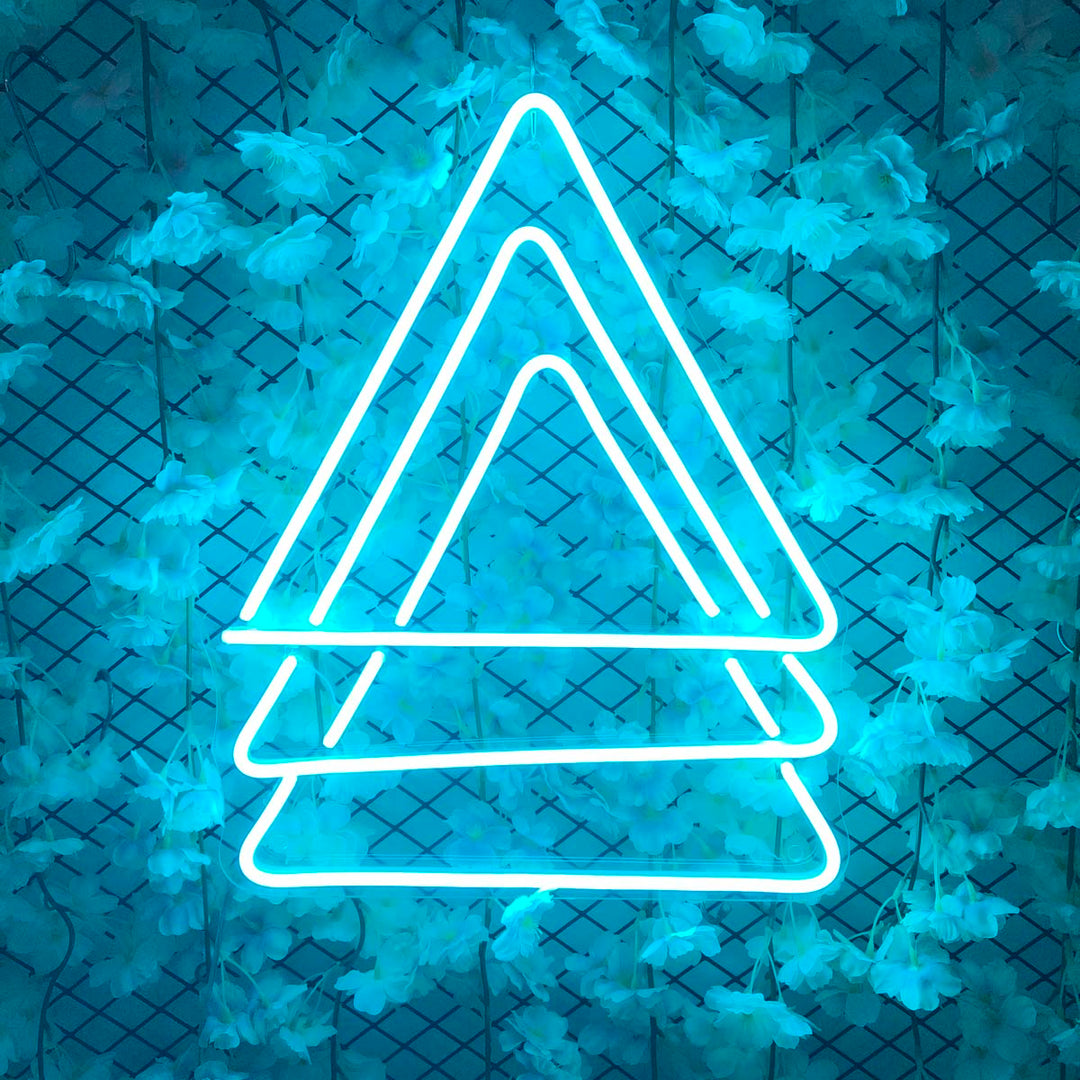 "Tre Triangoli" Insegna al neon