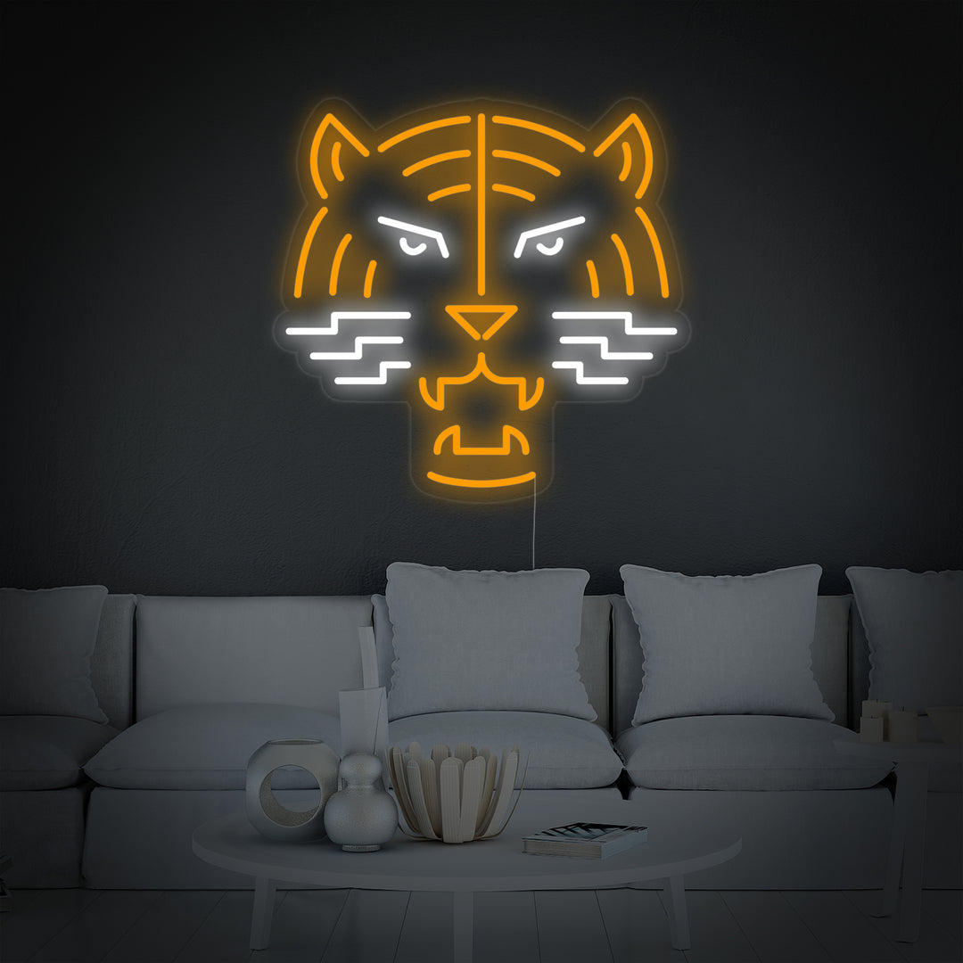 "Testa Di Tigre" Insegna al neon