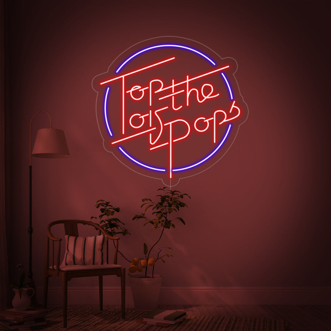 "Top of The Pops" Insegna al neon