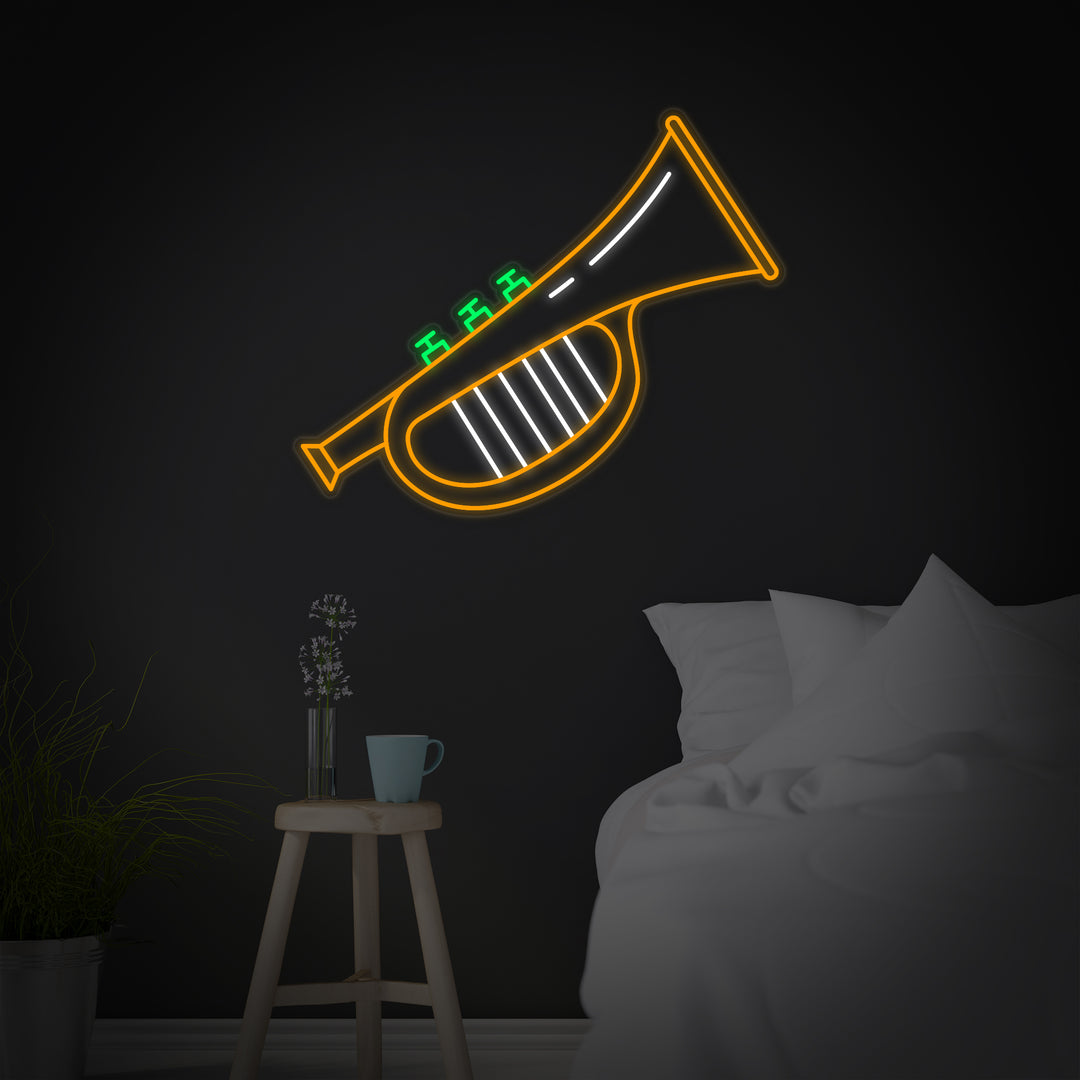 "Jazz Con La Tromba" Insegna al neon