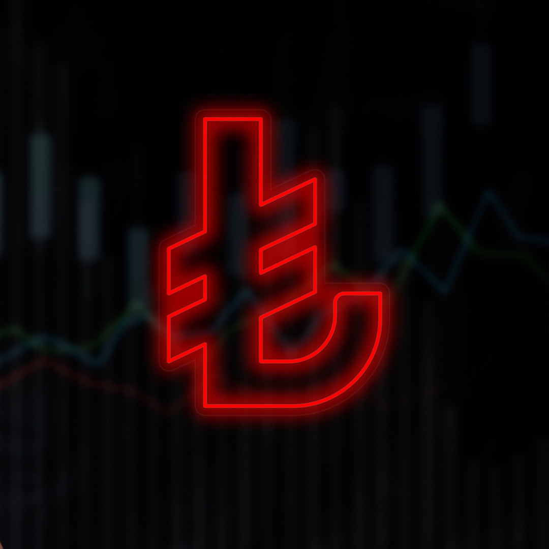 "Lira Turca" Insegna al neon