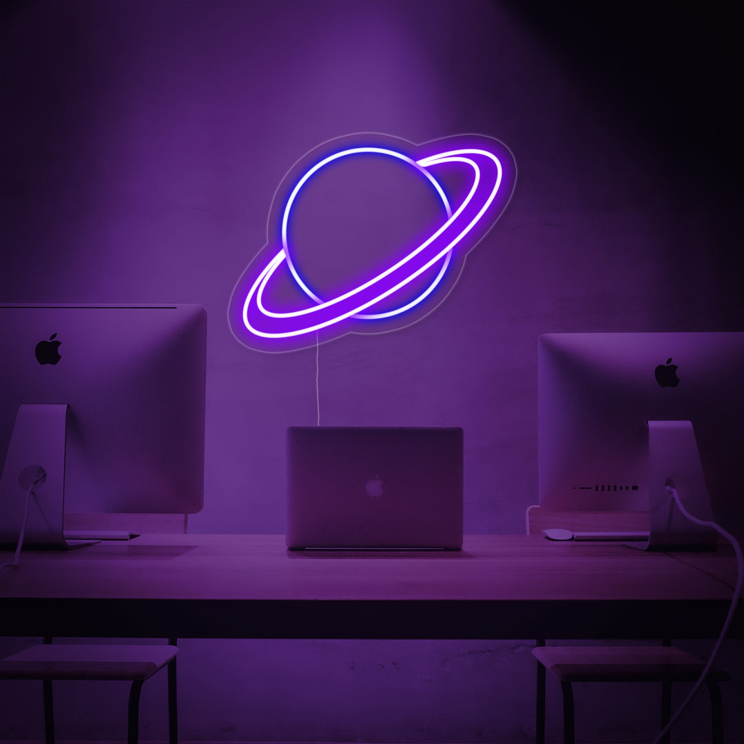 "Pianeta Universo" Insegna al neon