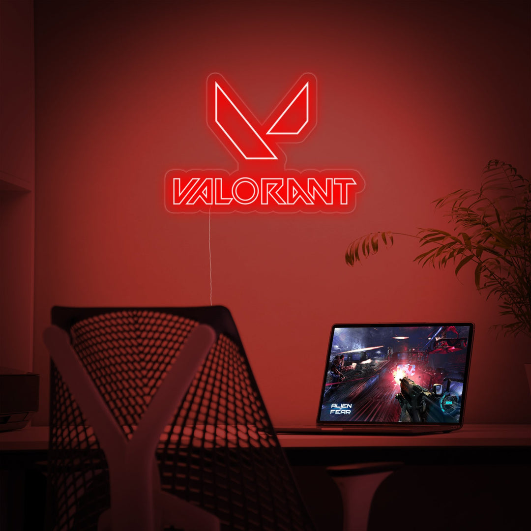 "Valorant, Game Wall Art" Insegna al neon