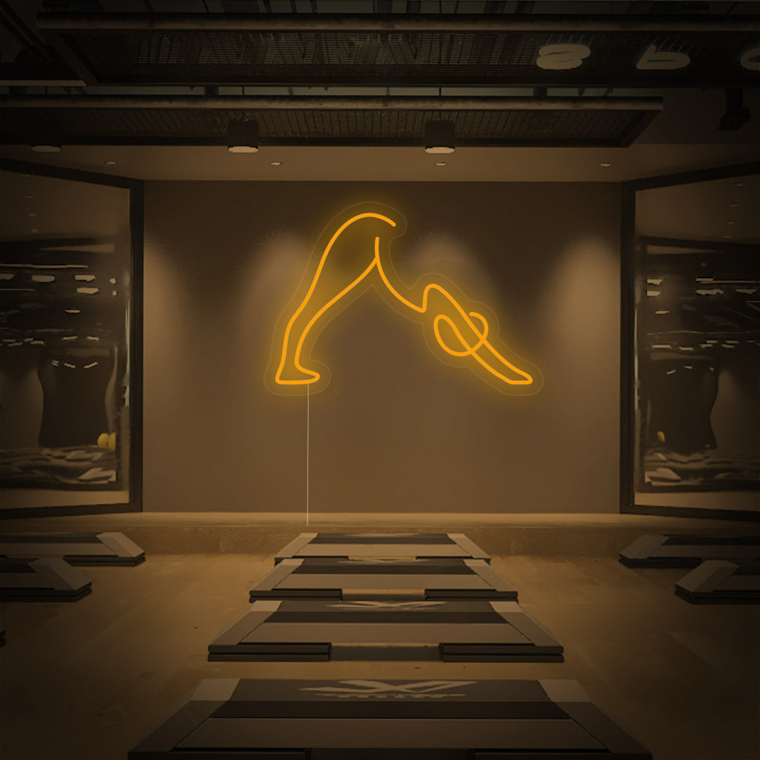 "Posa Yoga" Insegna al neon