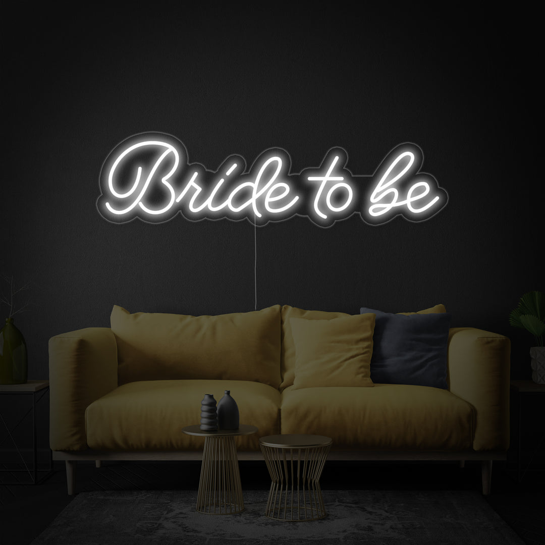 "Bride To Be" Insegna al neon