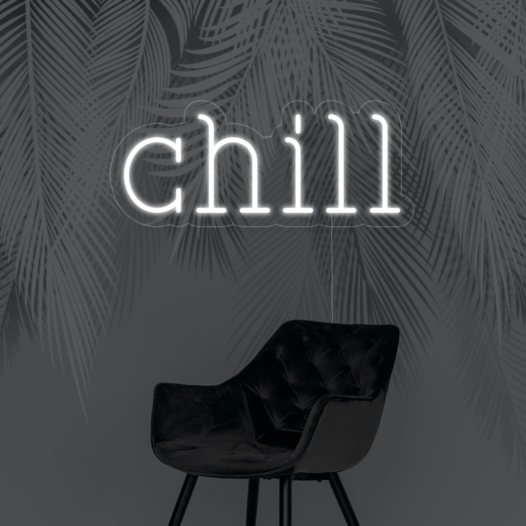 "Chill" Insegna al neon