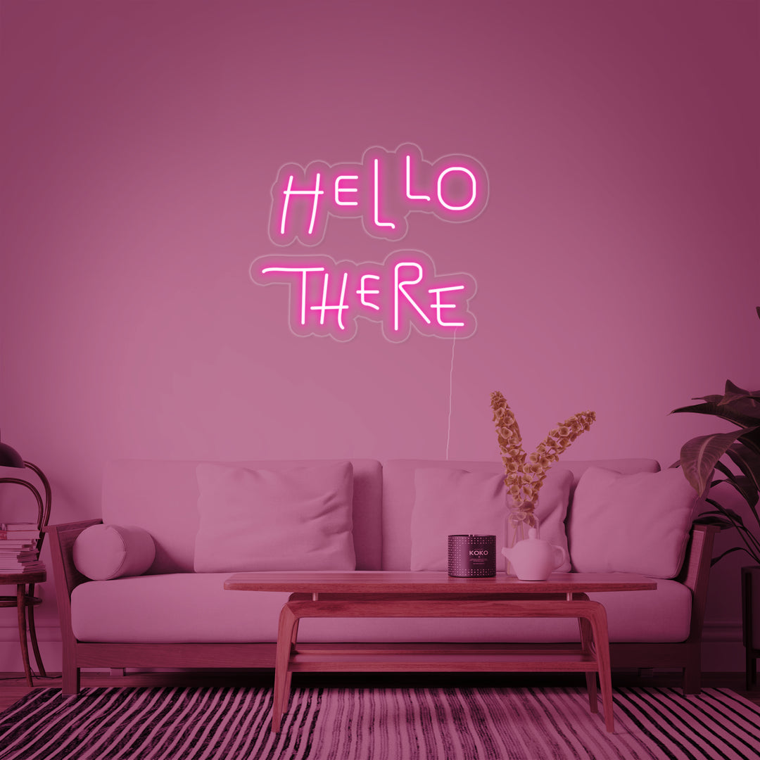 "Hello There" Insegna al neon