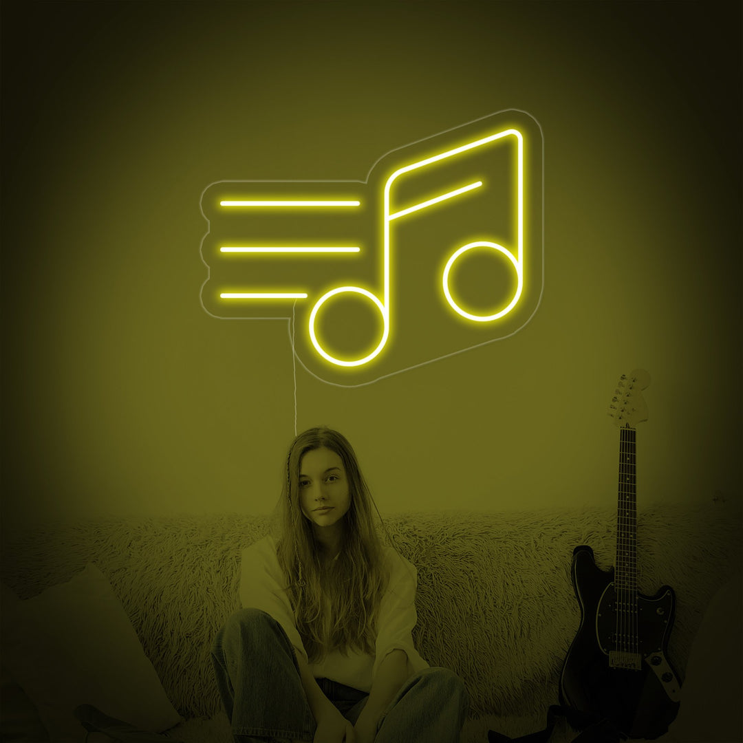 "Nota Musicale" Insegna al neon