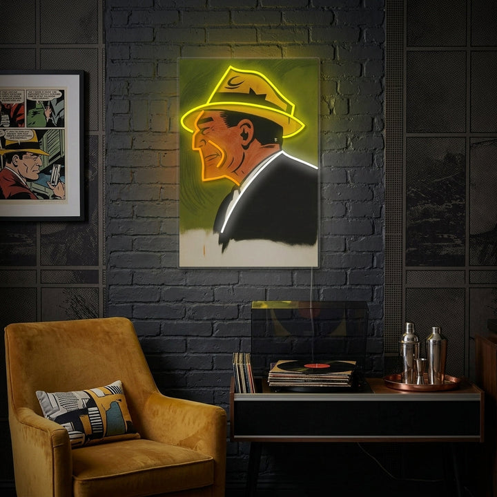 "Boss dei Fumetti" Insegna al neon