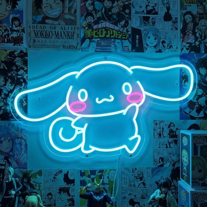 Insegna neon LED Cinnamoroll kawaii