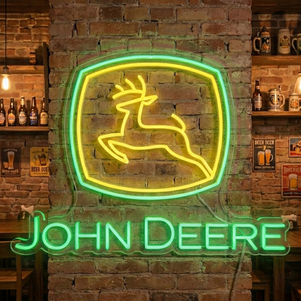 "John Deer" Insegna al neon