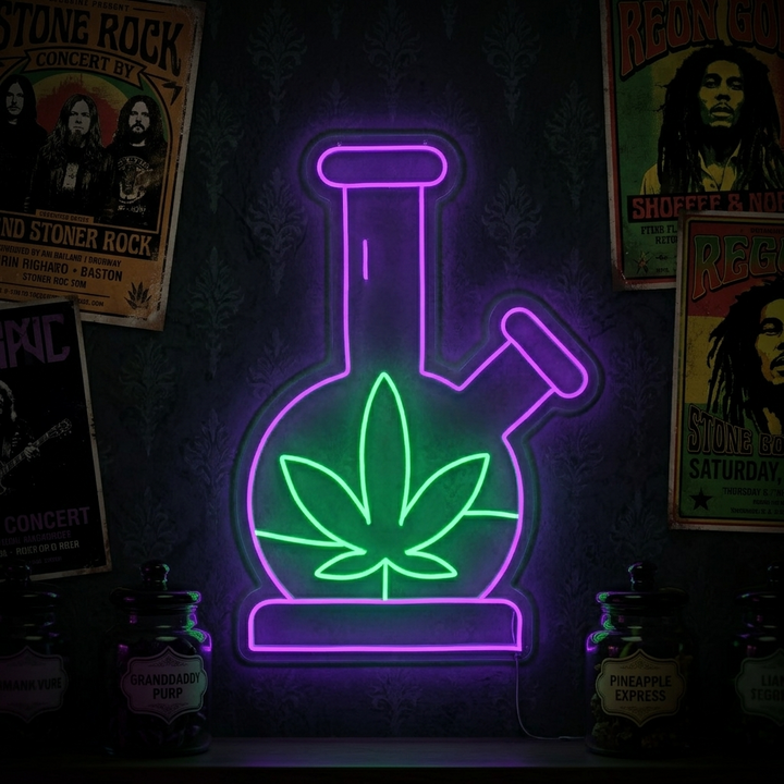 "Marijuana Cannabis" Insegna al neon