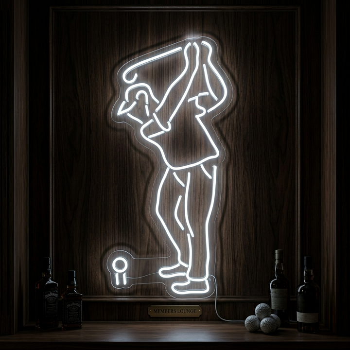 "Giocatore Di Golf" Insegna al neon