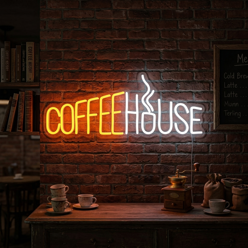 "Coffee House" Insegna al neon