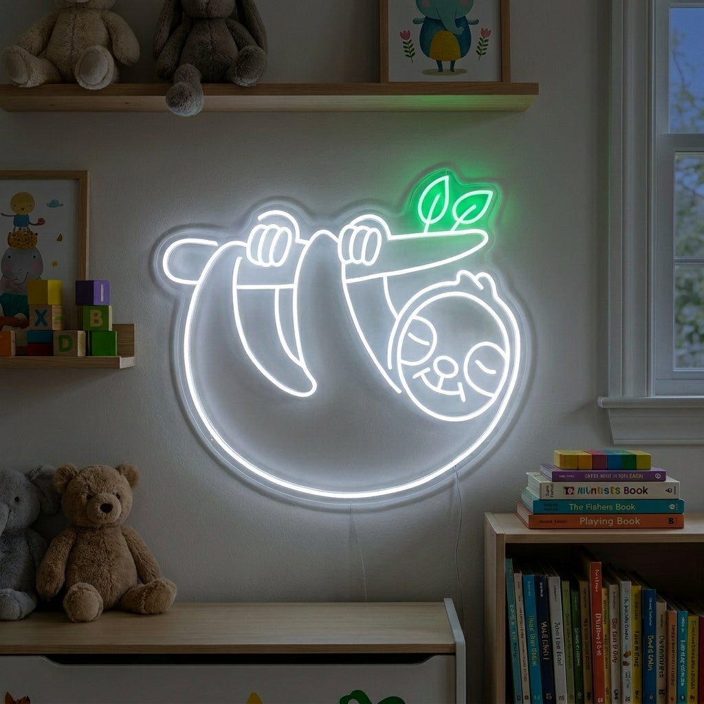 "Bradipo" Insegna al neon