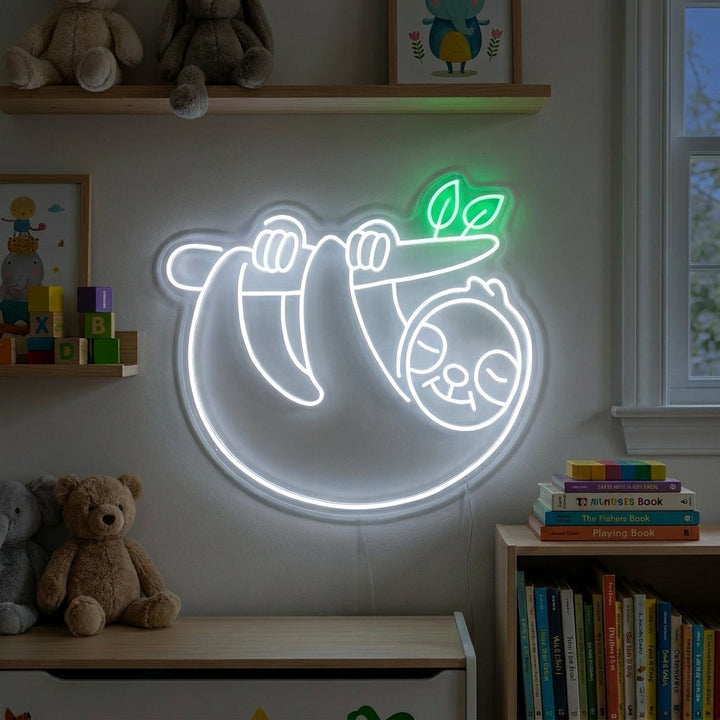 "Bradipo" Insegna al neon