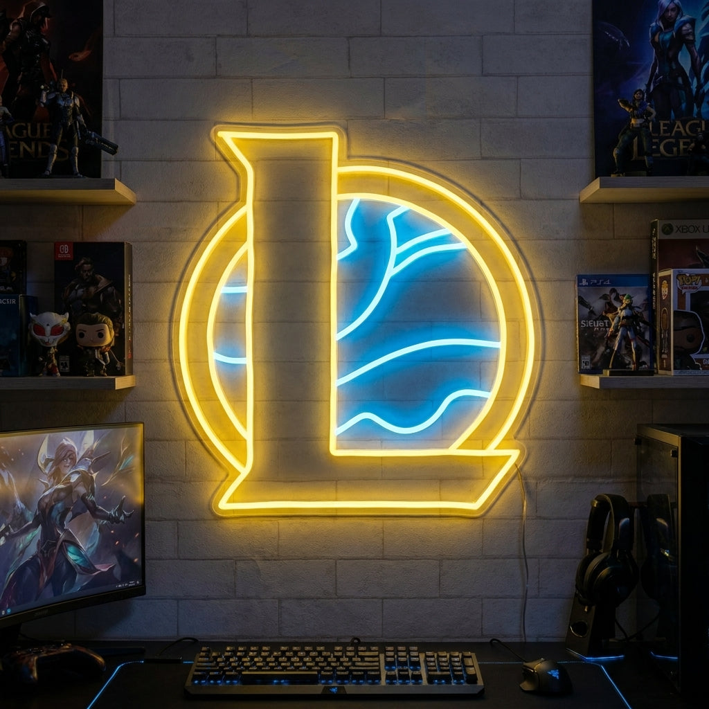 "Legends Logo" Insegna al neon