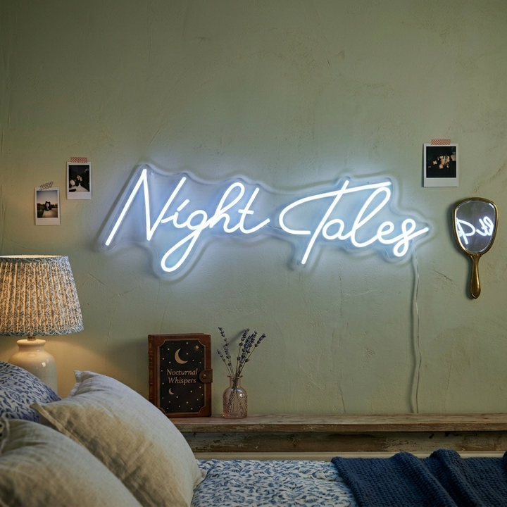 "Night Tales" Insegna al neon