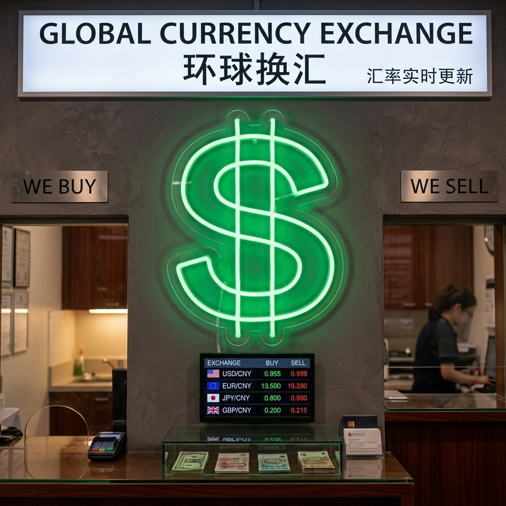 "Simbolo Del Dollaro" Insegna al neon