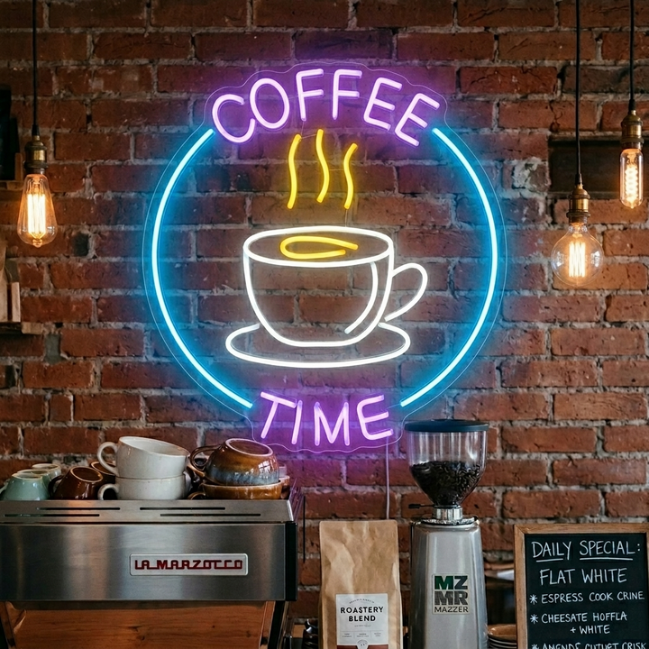 "Coffee Time" Insegna al neon