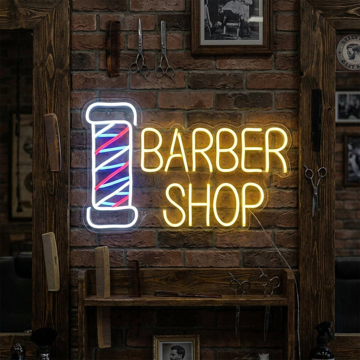 "Barber Shop" Insegna al neon