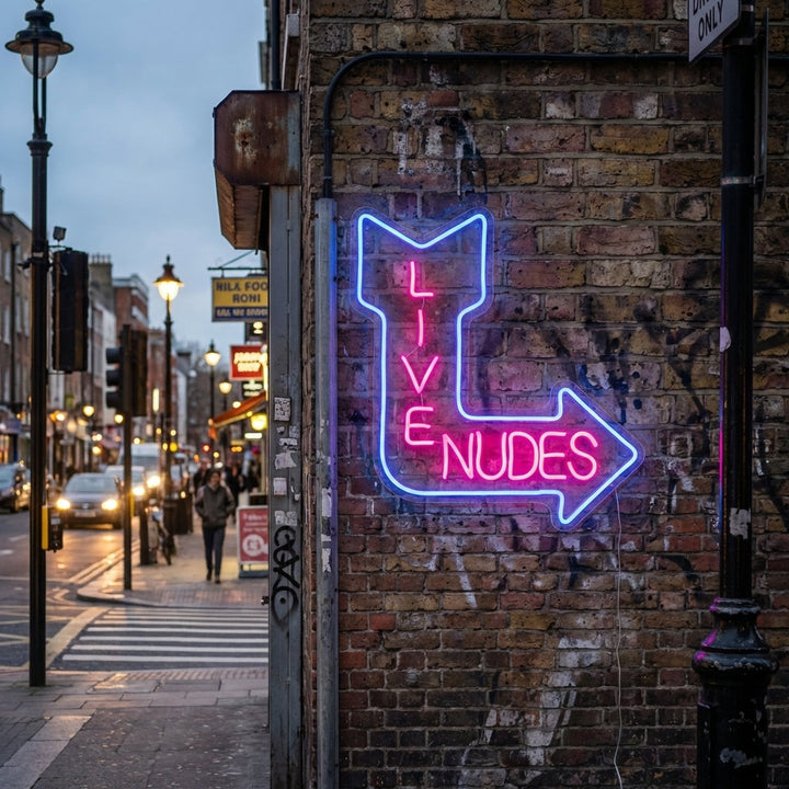 "Live Nudes" Insegna al neon