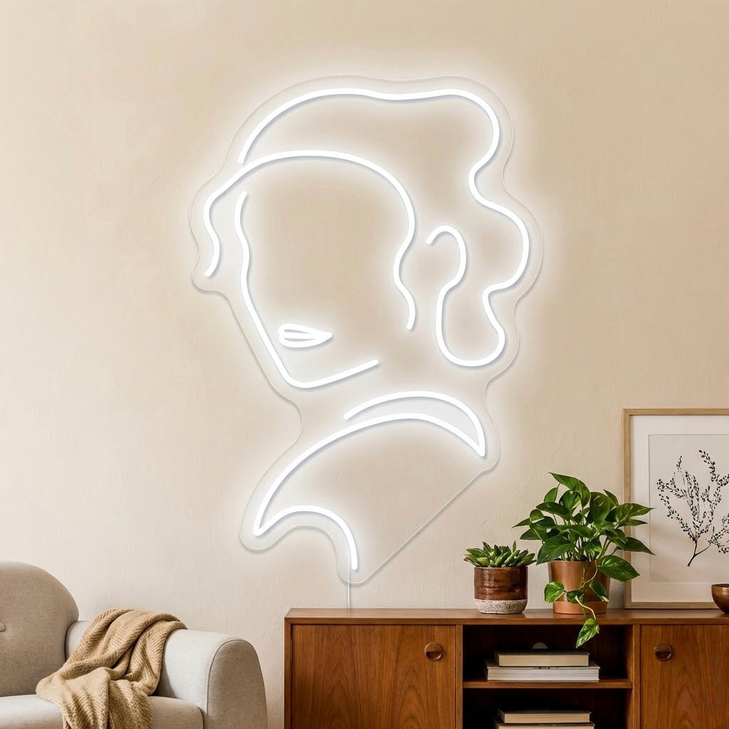 "Rey Skywalker" Insegna al neon
