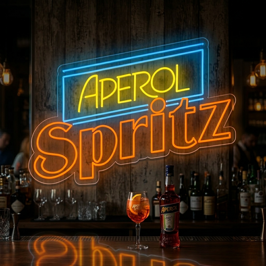 Insegna neon LED Aperol Spritz