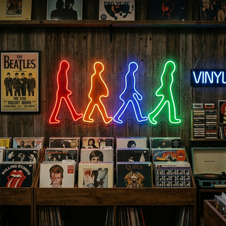 "Musica Band" Insegna al neon