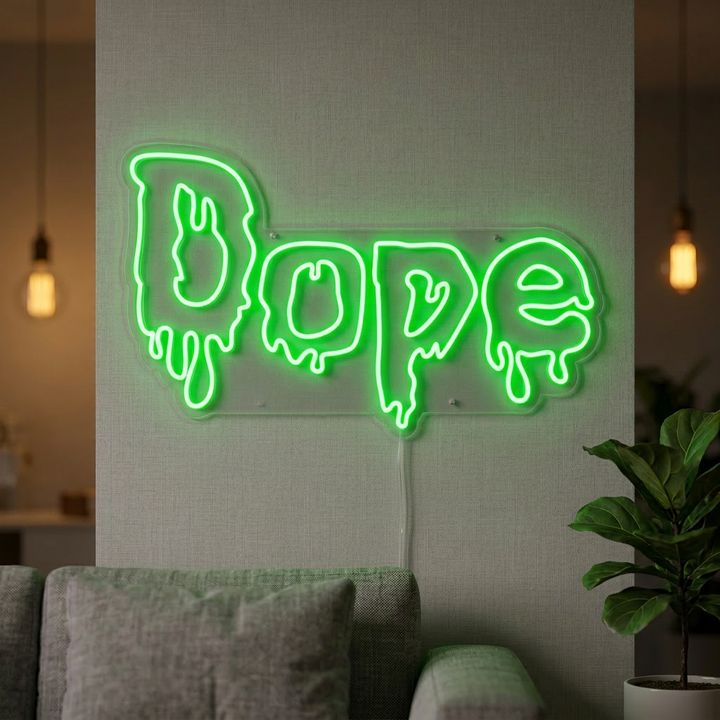 "Marijuana Cannabis Dope" Insegna al neon