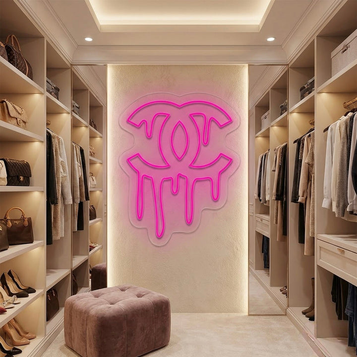 "CC Che Gocciola" Insegna al neon