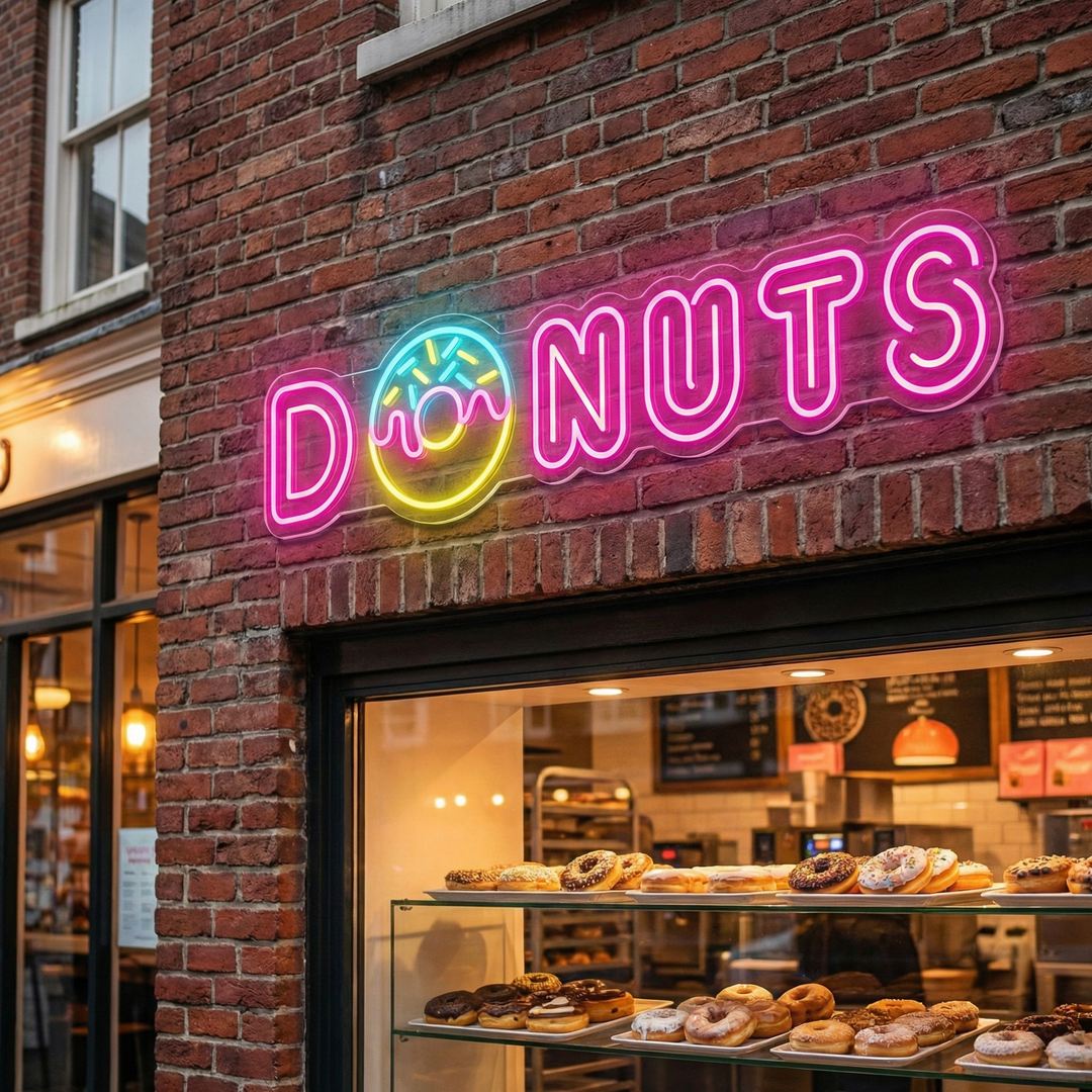 "Donut" Insegna al neon