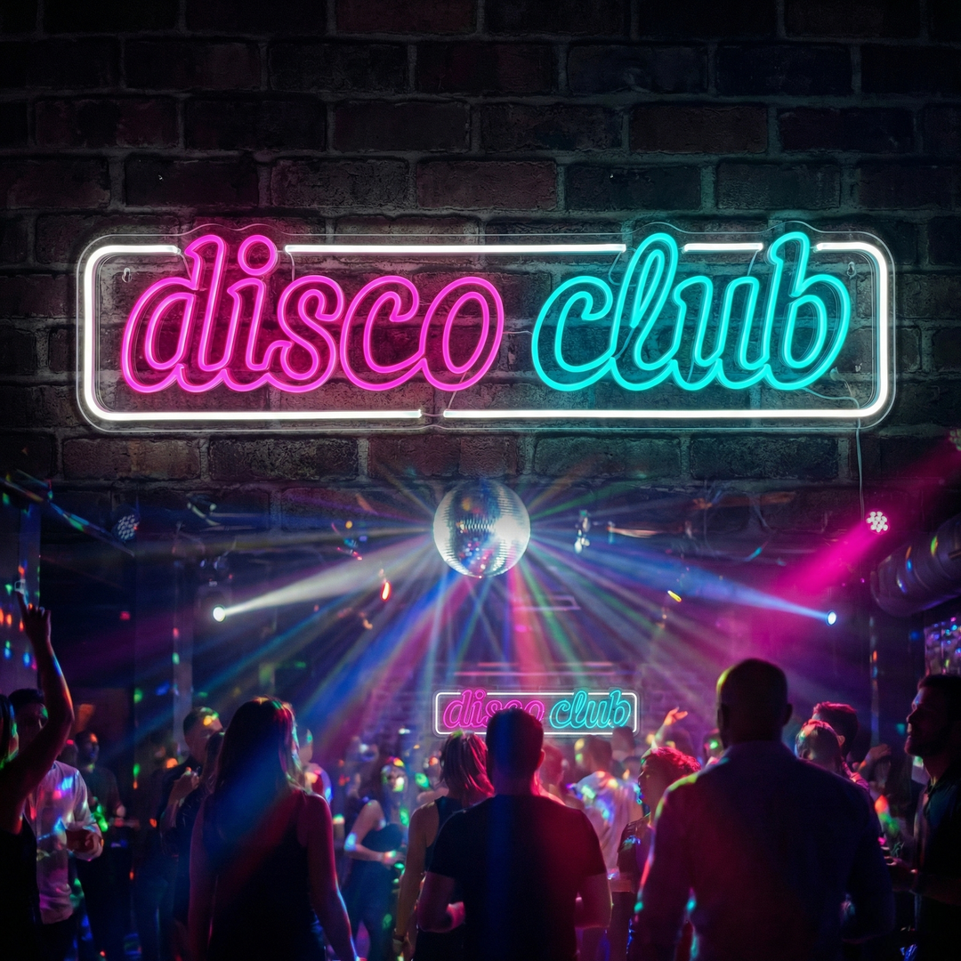 "Disco Club" Insegna al neon