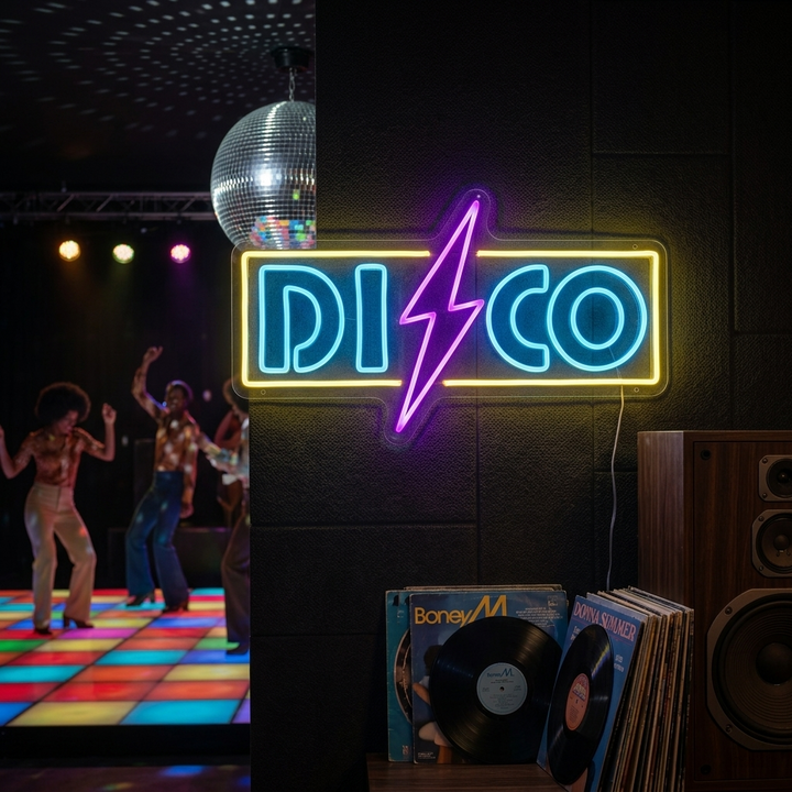 "Disco" Insegna al neon