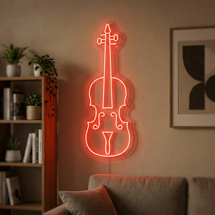 "Violino" Insegna al neon