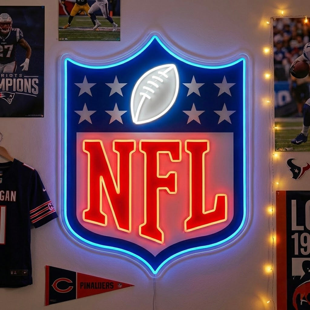 "Logo Nfl" Insegna al neon