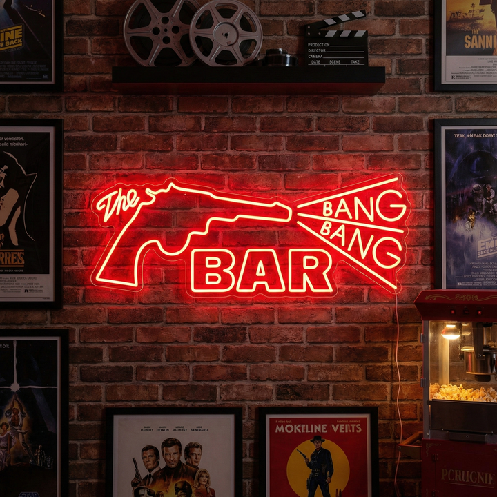 "Bang Bang Bar" Insegna al neon