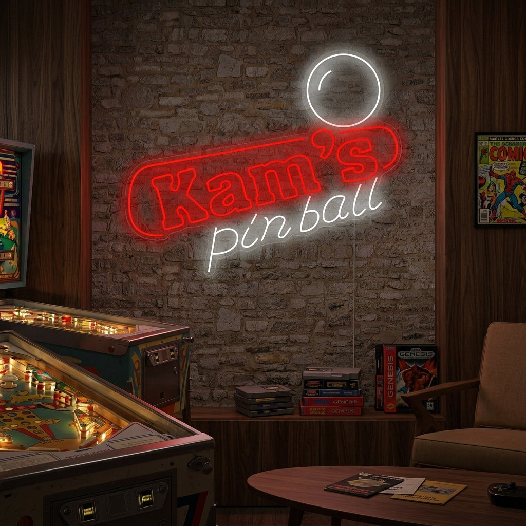 "Flipper Kams" Insegna al neon