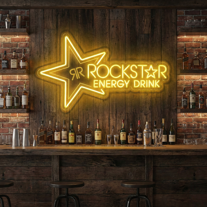 "Rockstar" Insegna al neon